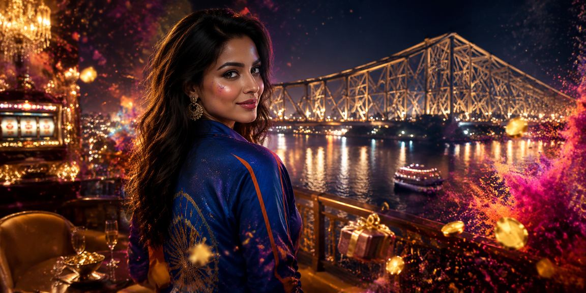 Kolkata Howrah Bridge cricket betting Holi festival scene